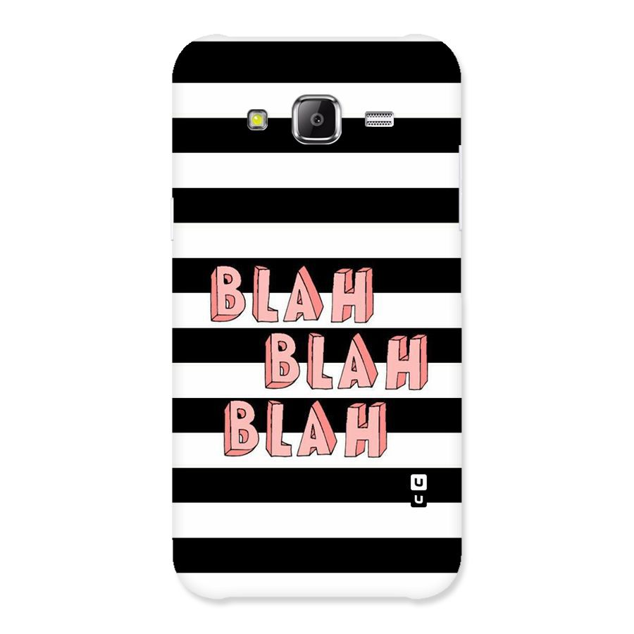 Blah Bold Stripes Back Case for Samsung Galaxy J2 Prime