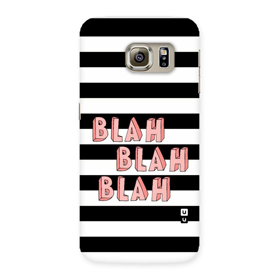 Blah Bold Stripes Back Case for Samsung Galaxy S6 Edge