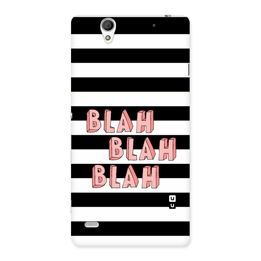 Blah Bold Stripes Back Case for Sony Xperia C4