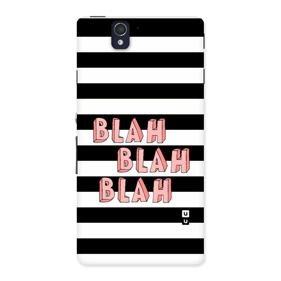 Blah Bold Stripes Back Case for Sony Xperia Z