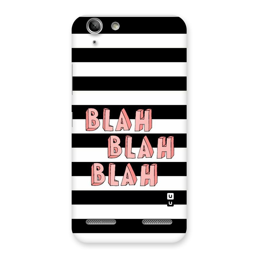 Blah Bold Stripes Back Case for Vibe K5