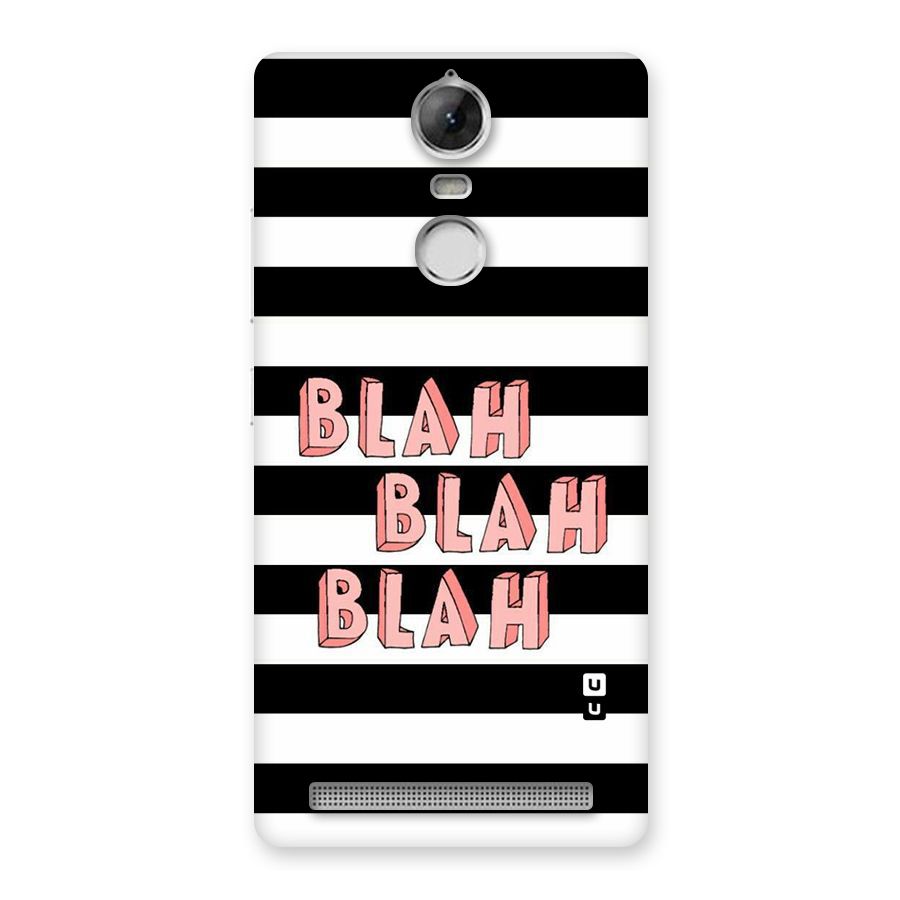 Blah Bold Stripes Back Case for Vibe K5 Note