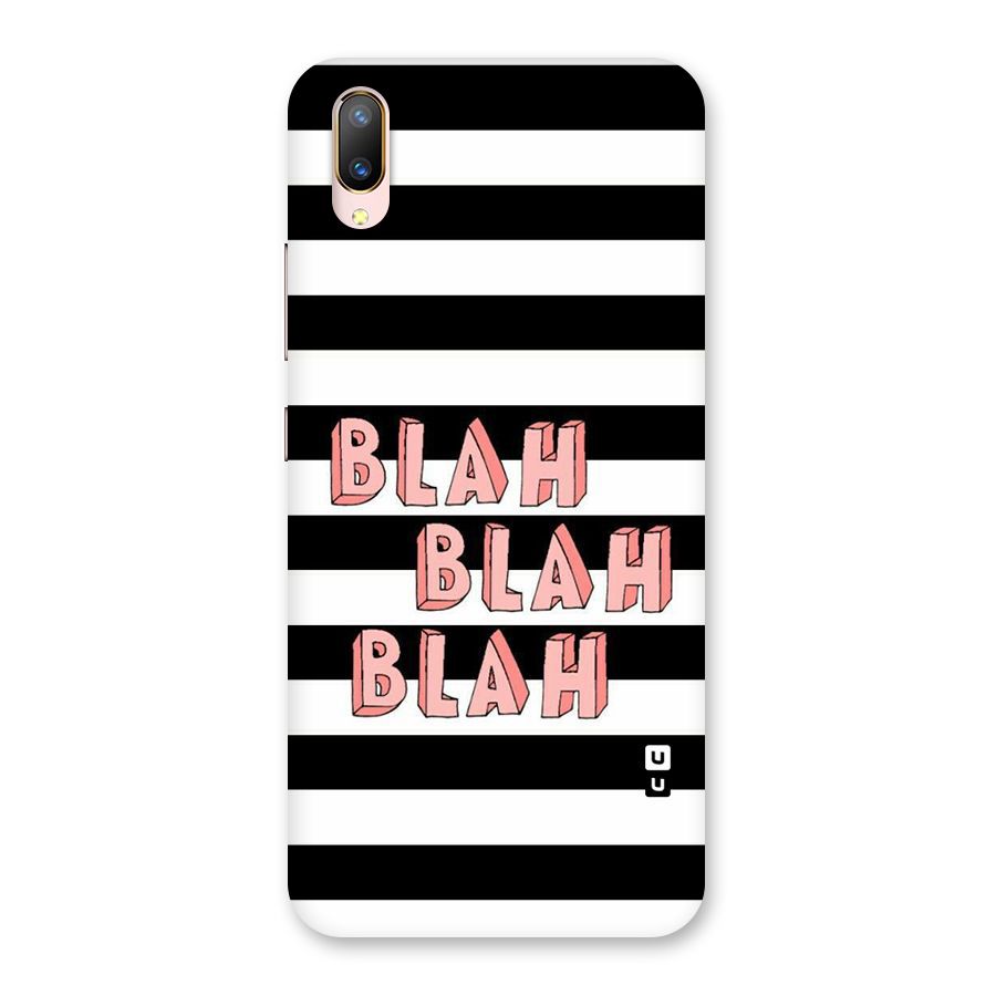 Blah Bold Stripes Back Case for Vivo V11 Pro