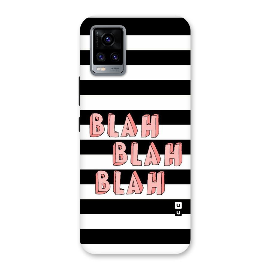 Blah Bold Stripes Back Case for Vivo V20