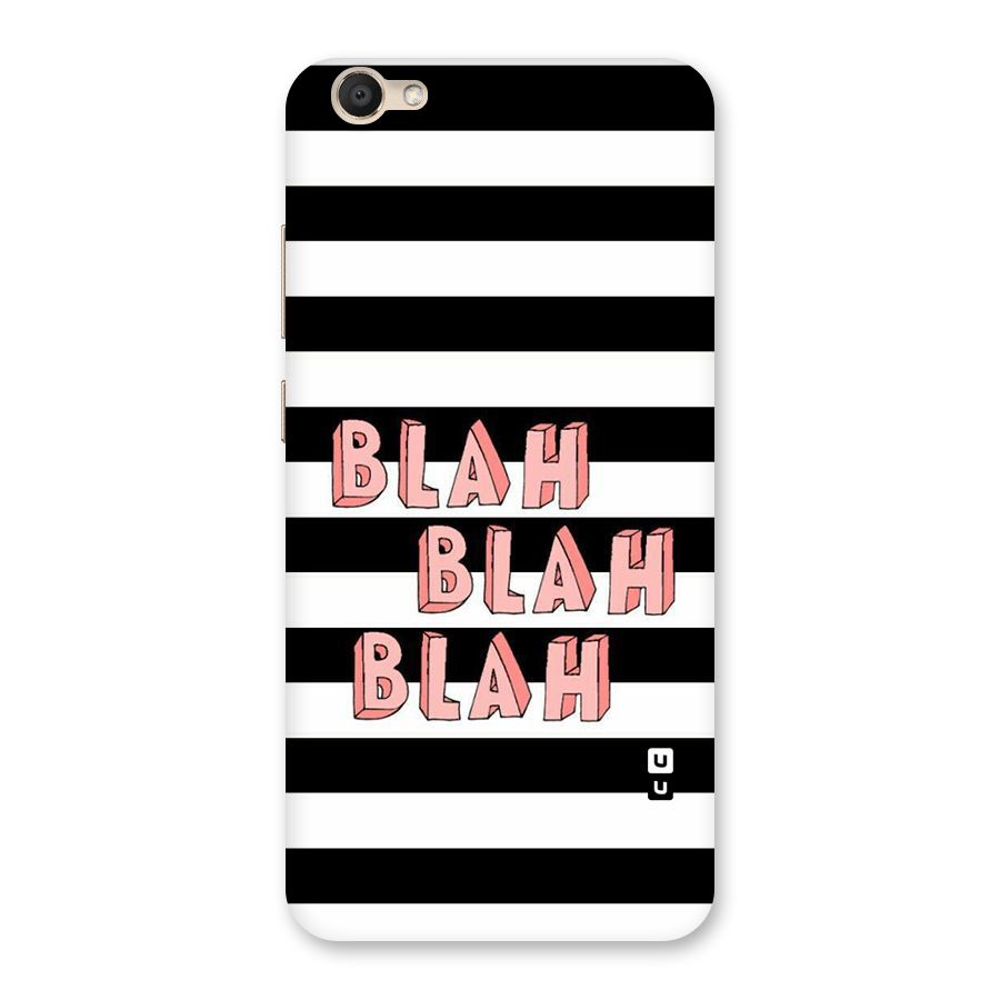 Blah Bold Stripes Back Case for Vivo V5