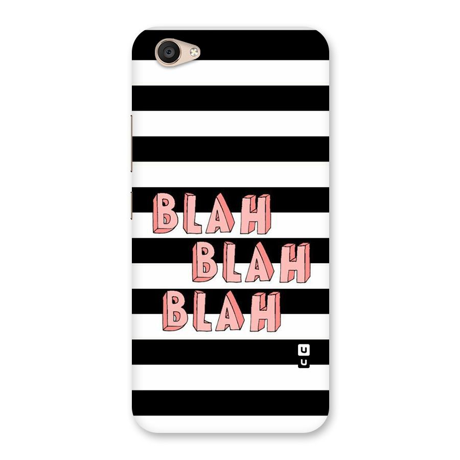 Blah Bold Stripes Back Case for Vivo V5 Plus
