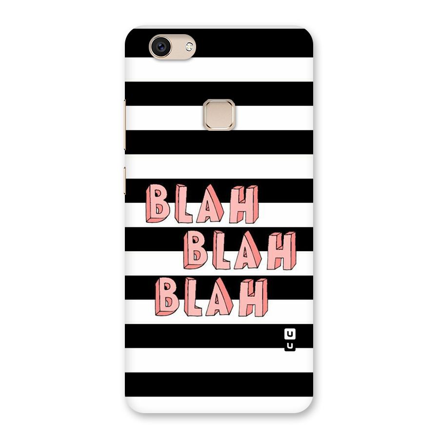 Blah Bold Stripes Back Case for Vivo V7