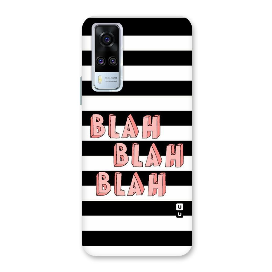 Blah Bold Stripes Back Case for Vivo Y31
