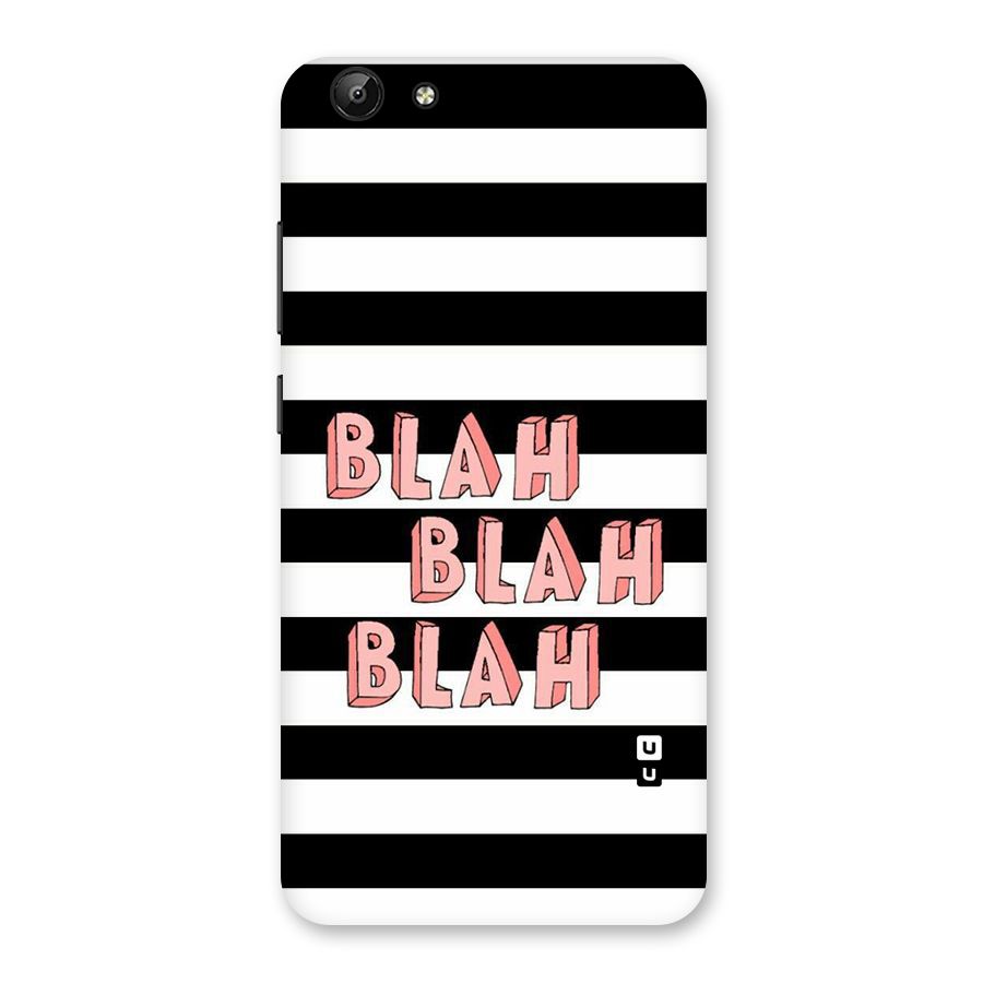 Blah Bold Stripes Back Case for Vivo Y69