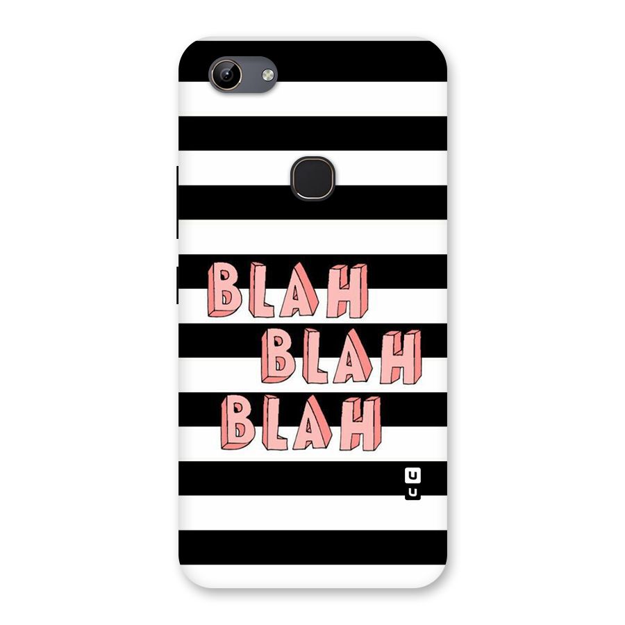 Blah Bold Stripes Back Case for Vivo Y81