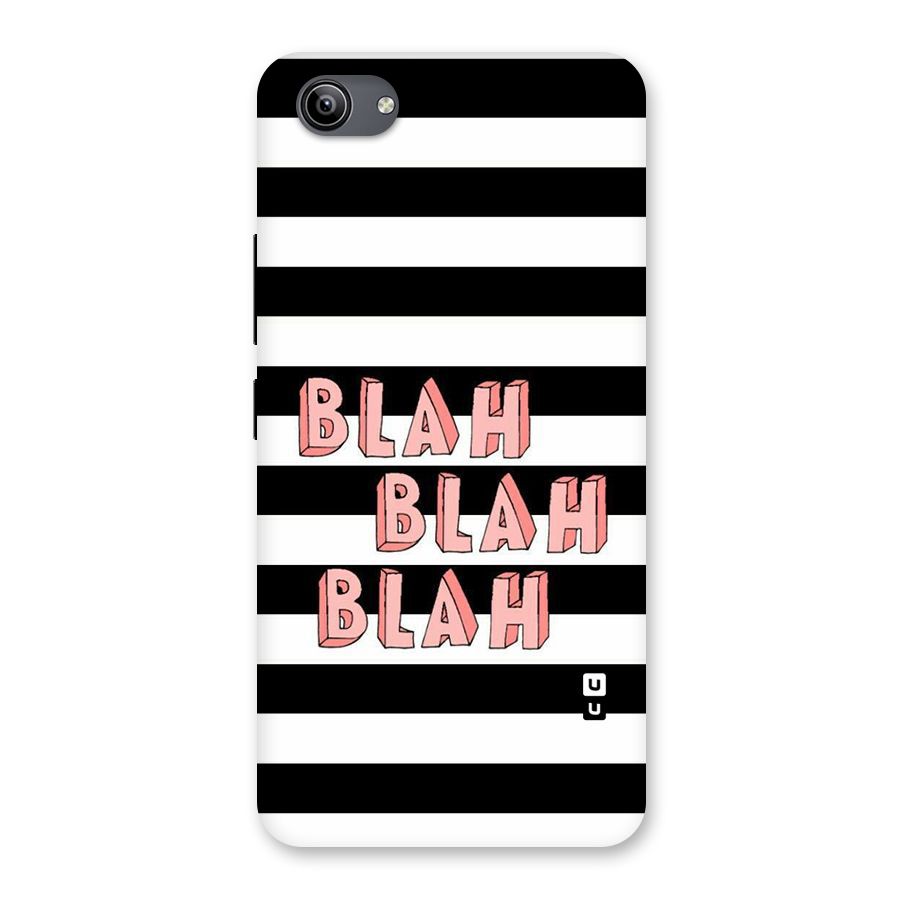 Blah Bold Stripes Back Case for Vivo Y81i