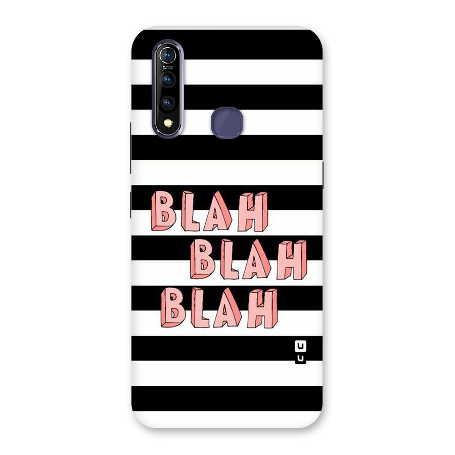 Blah Bold Stripes Back Case for Vivo Z1 Pro