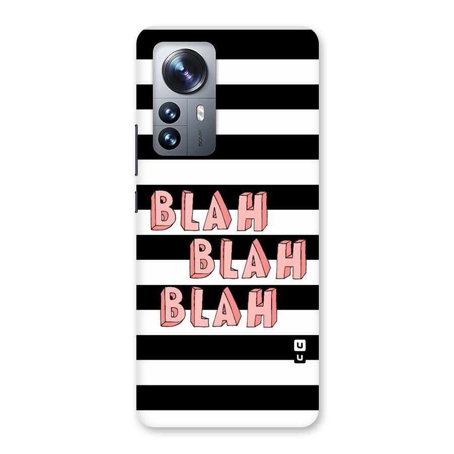 Blah Bold Stripes Back Case for Xiaomi 12 Pro