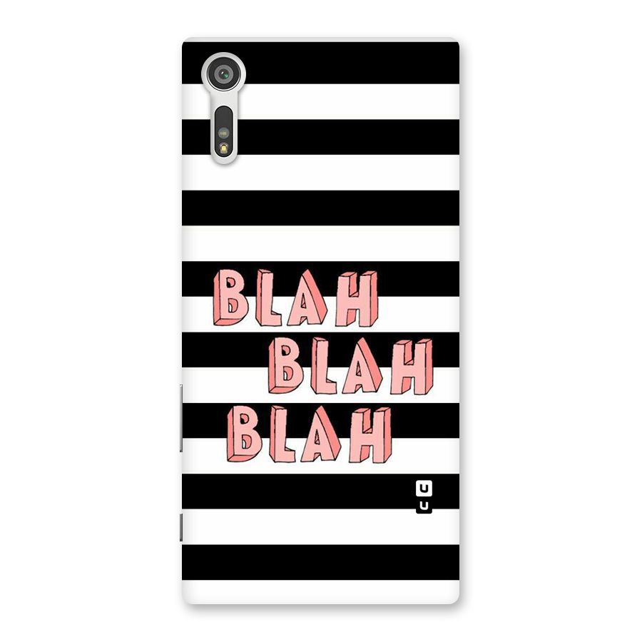 Blah Bold Stripes Back Case for Xperia XZ