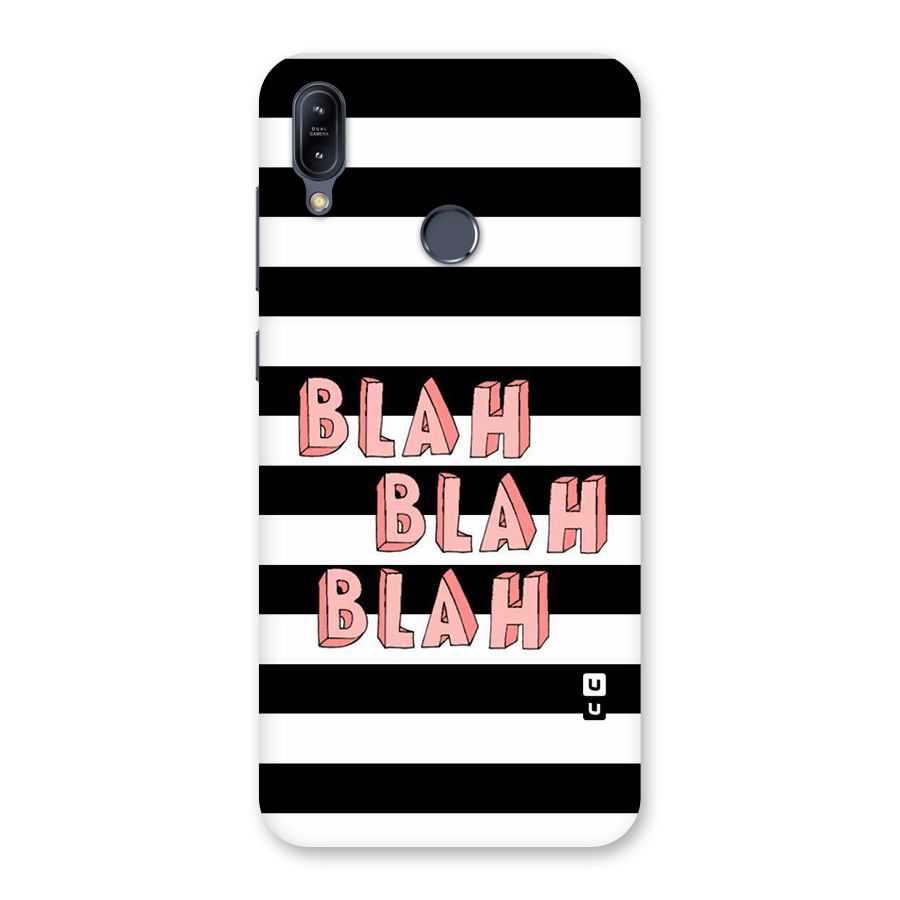 Blah Bold Stripes Back Case for Zenfone Max M2