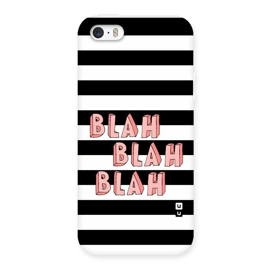 Blah Bold Stripes Back Case for iPhone 5 5S