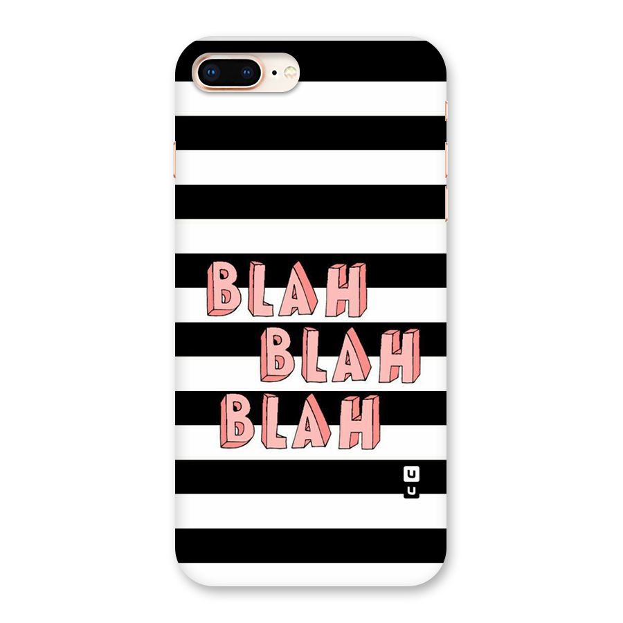 Blah Bold Stripes Back Case for iPhone 8 Plus