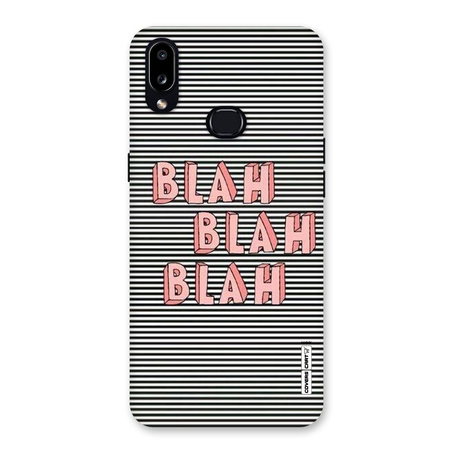 Blah Stripes Back Case for Galaxy A10s