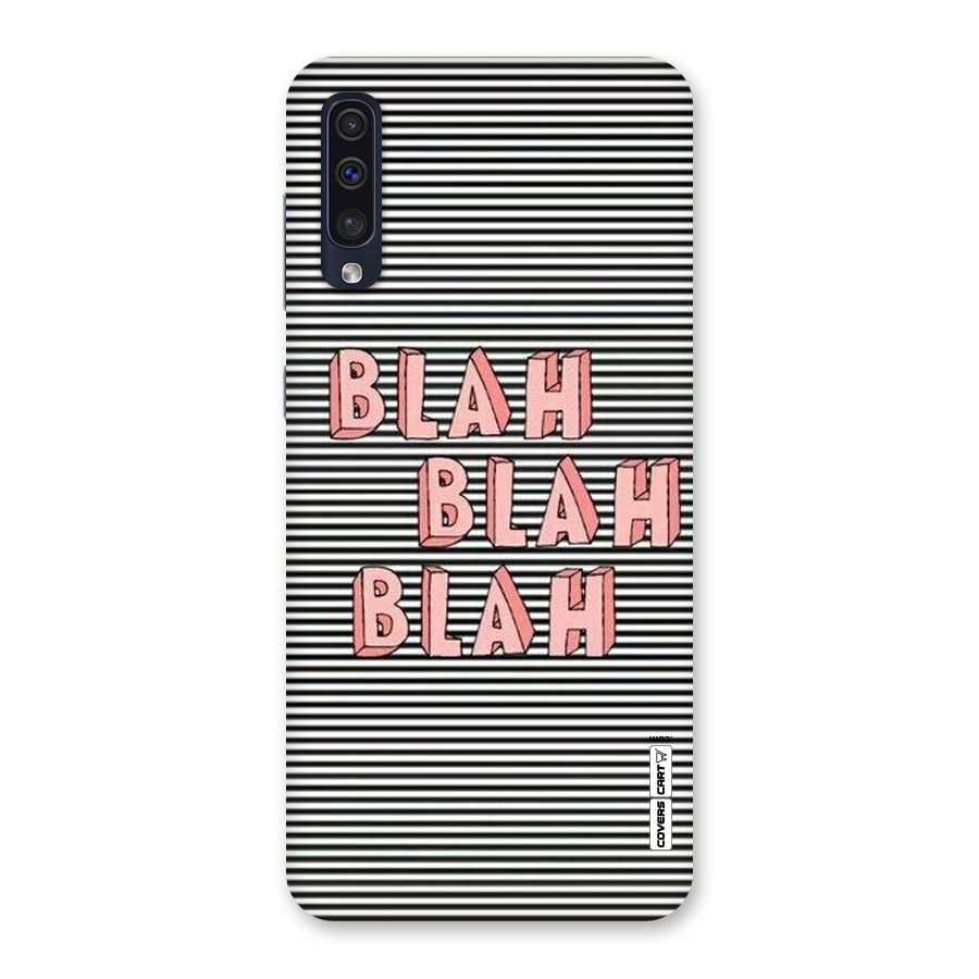 Blah Stripes Back Case for Galaxy A50