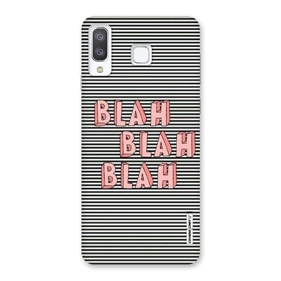 Blah Stripes Back Case for Galaxy A8 Star