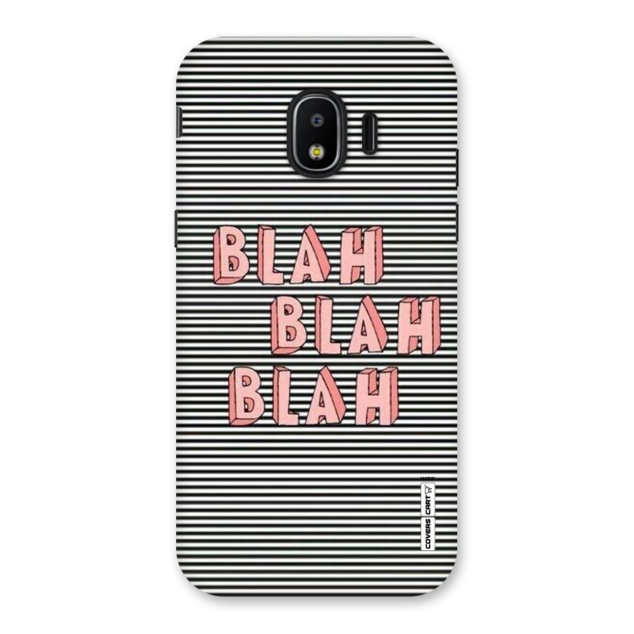Blah Stripes Back Case for Galaxy J2 Pro 2018