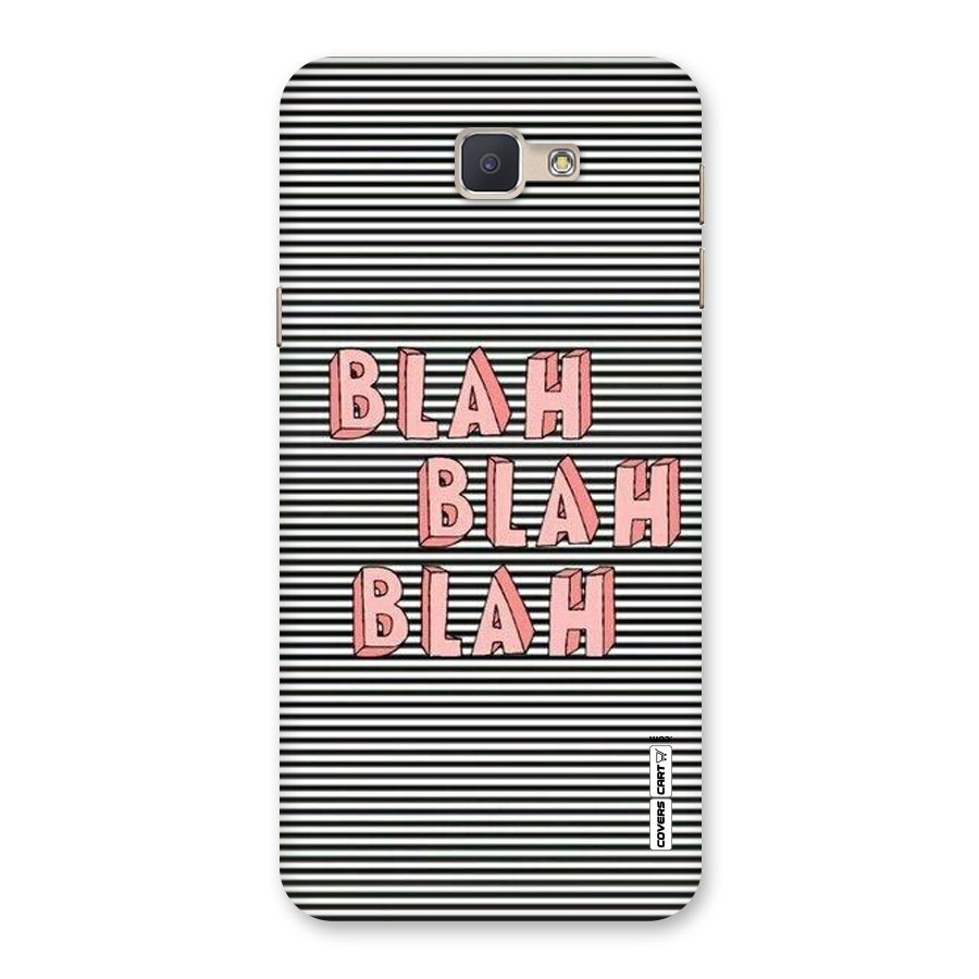 Blah Stripes Back Case for Galaxy J5 Prime
