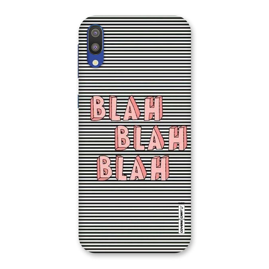 Blah Stripes Back Case for Galaxy M10