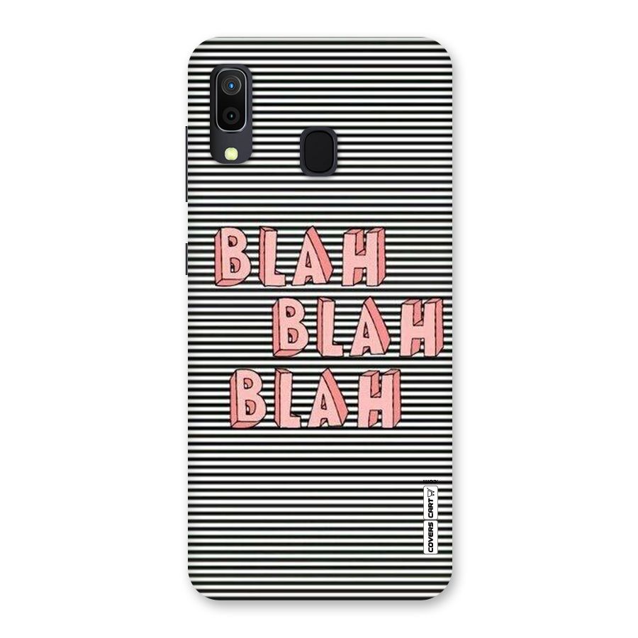 Blah Stripes Back Case for Galaxy M10s