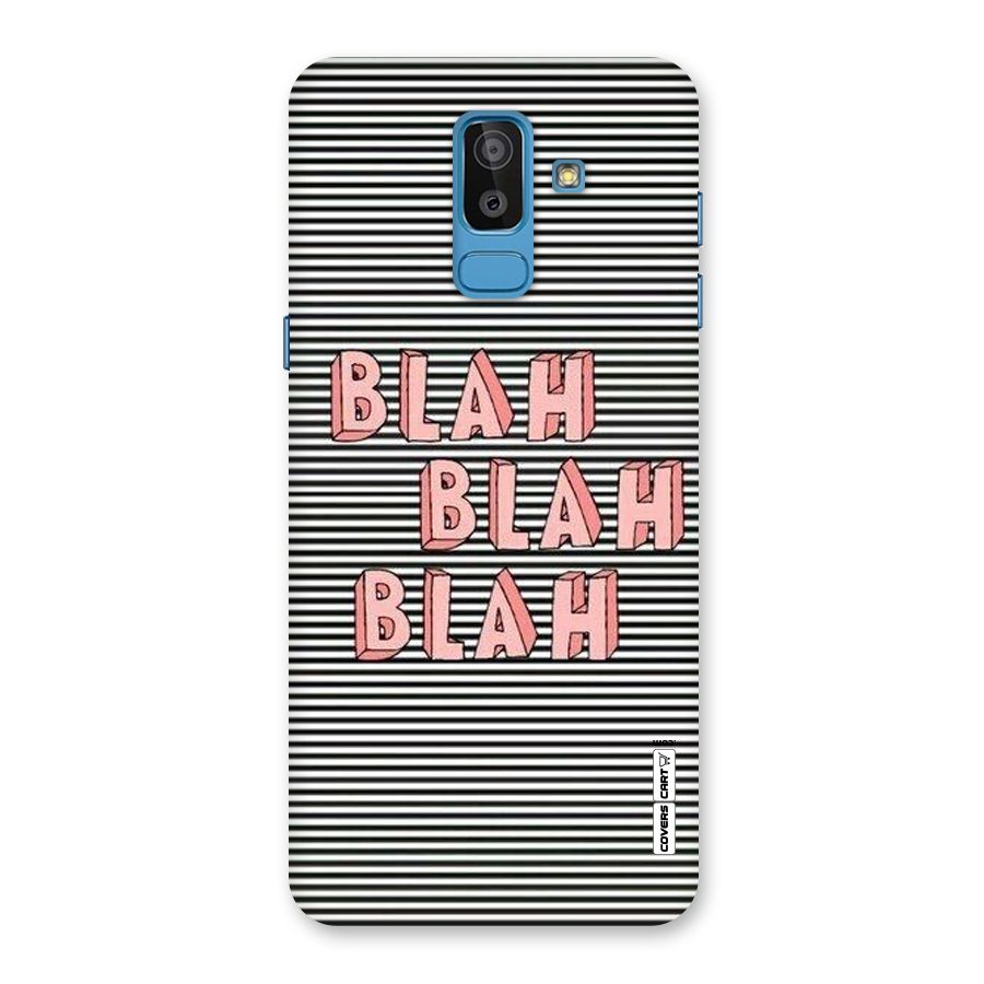 Blah Stripes Back Case for Galaxy On8 (2018)