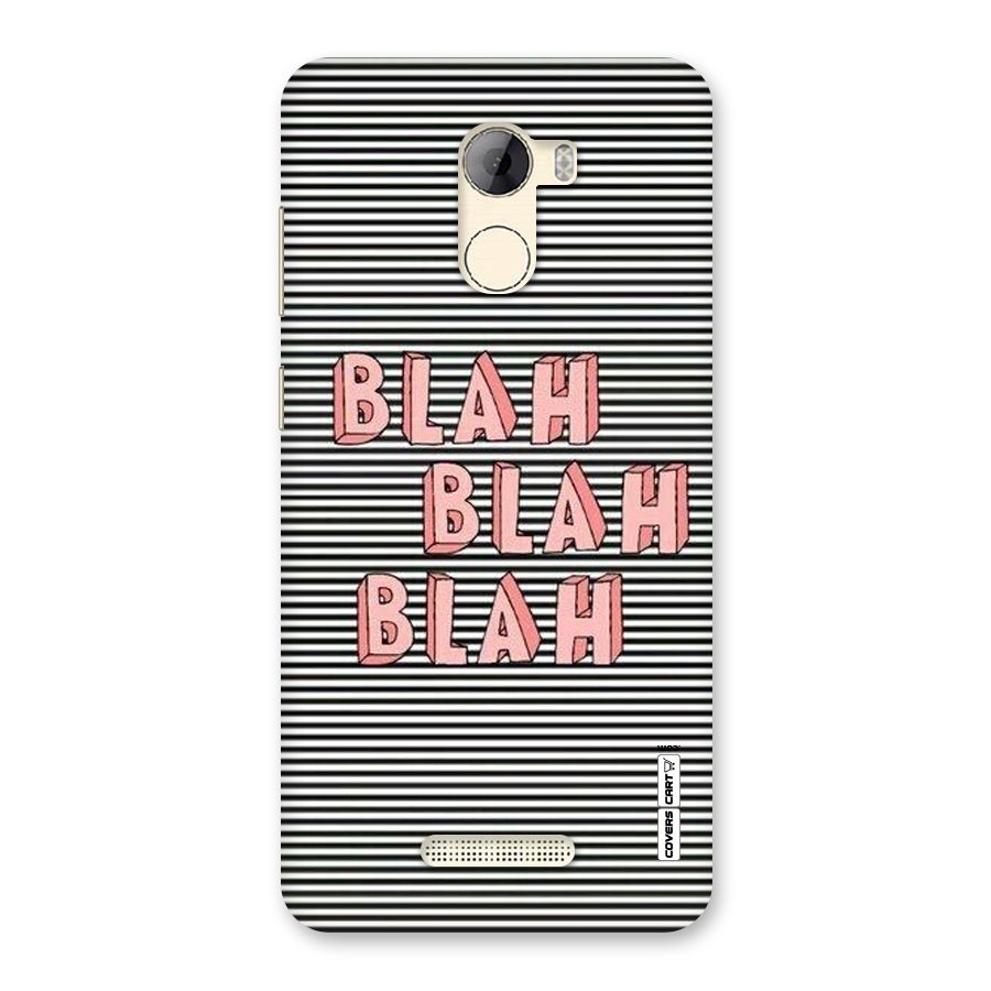 Blah Stripes Back Case for Gionee A1 LIte