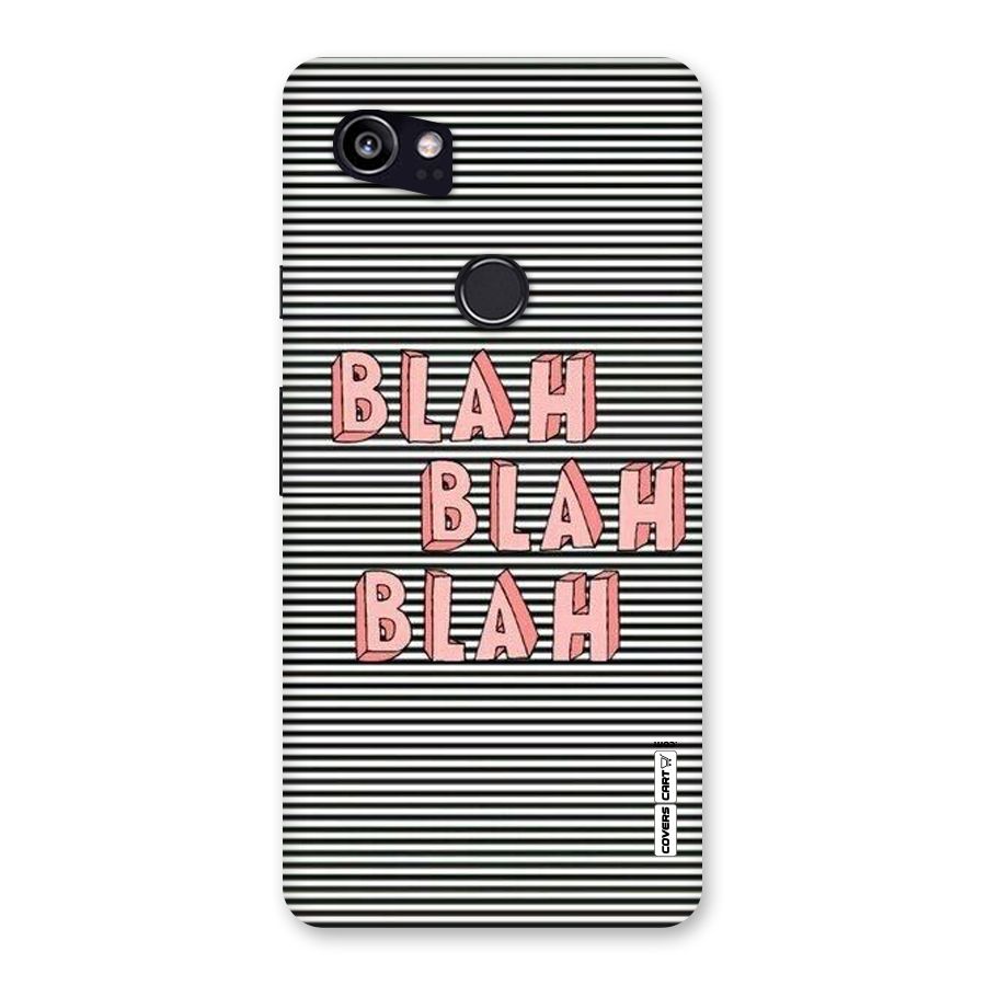Blah Stripes Back Case for Google Pixel 2 XL