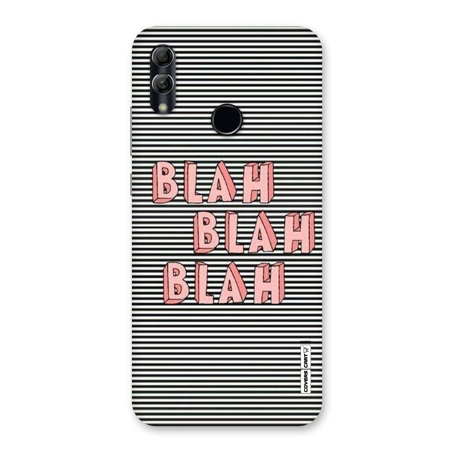 Blah Stripes Back Case for Honor 10 Lite
