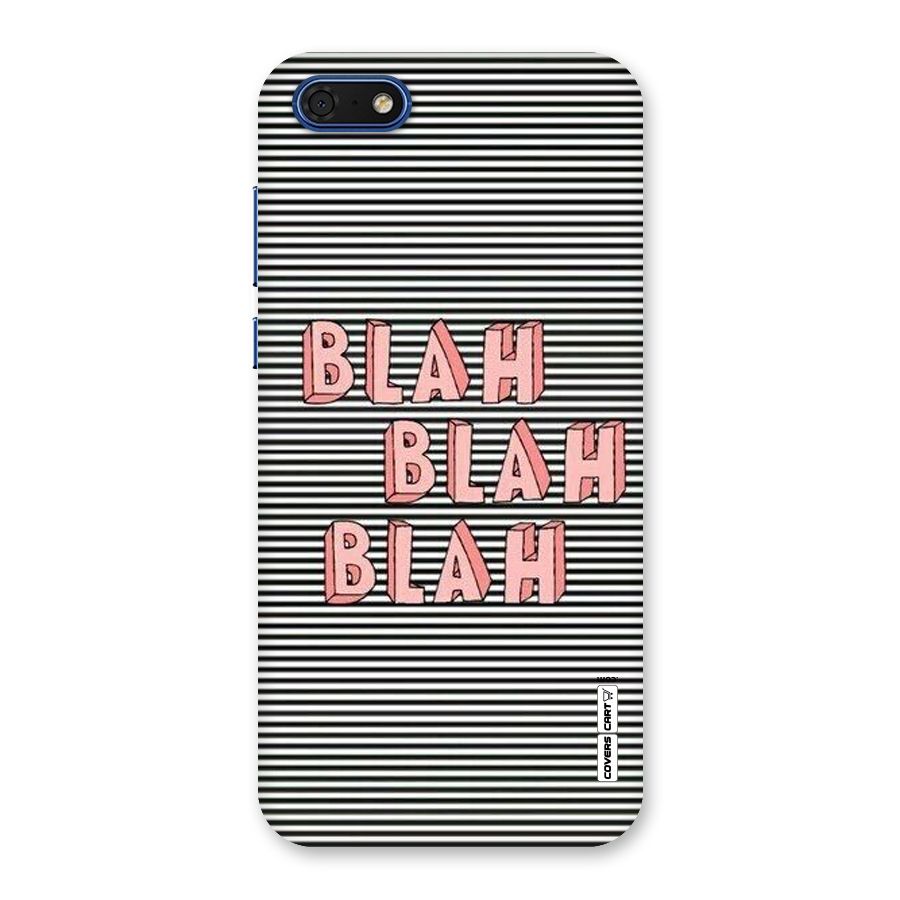 Blah Stripes Back Case for Honor 7s