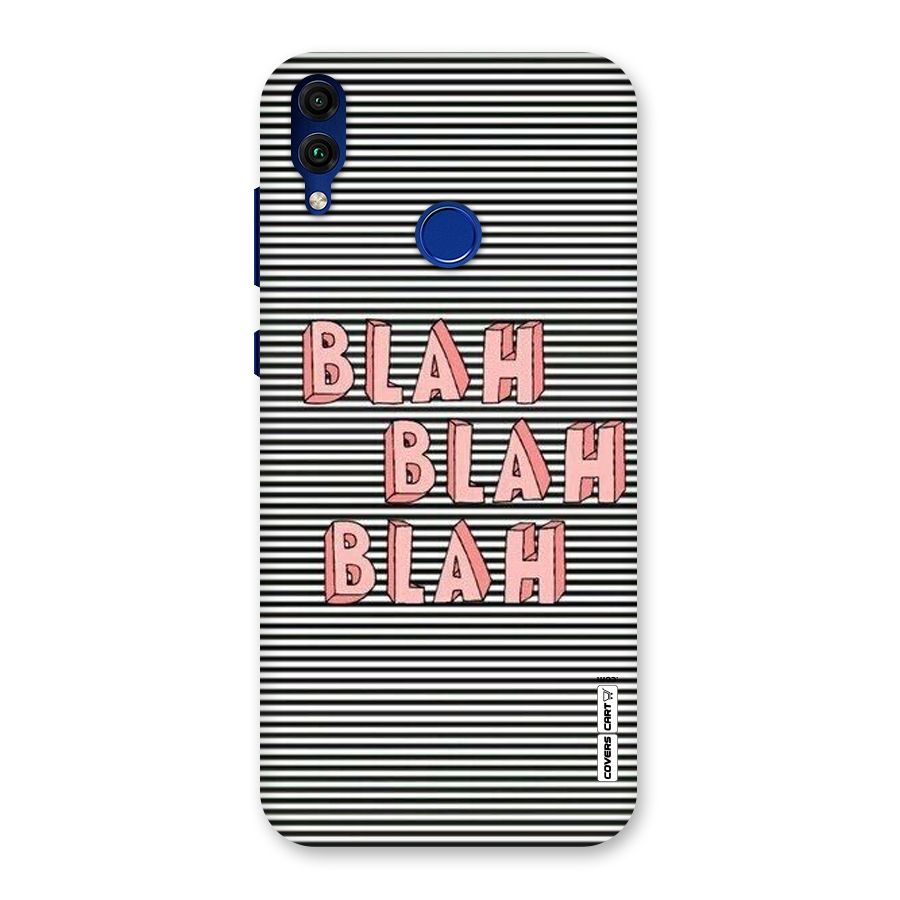 Blah Stripes Back Case for Honor 8C