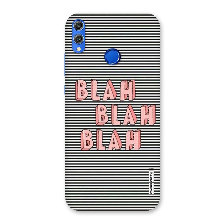 Blah Stripes Back Case for Honor 8X