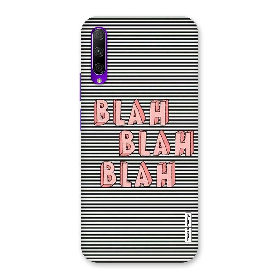 Blah Stripes Back Case for Honor 9X Pro