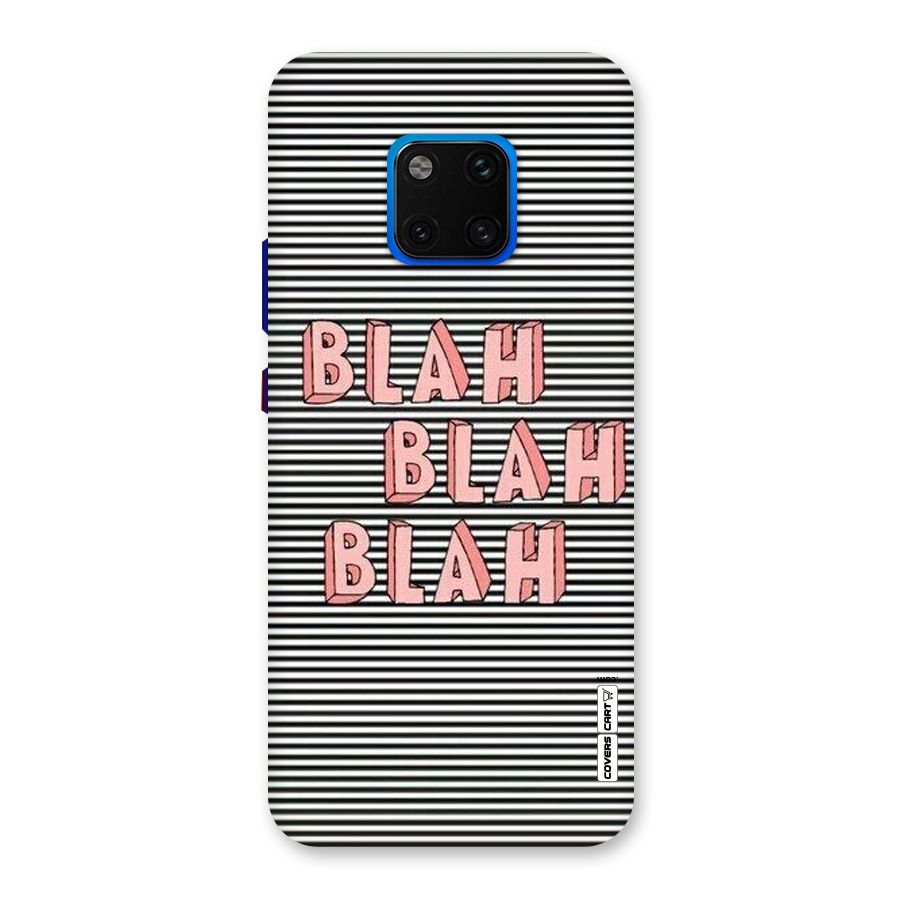 Blah Stripes Back Case for Huawei Mate 20 Pro