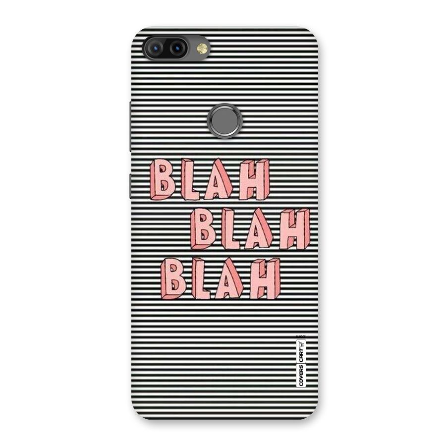 Blah Stripes Back Case for Infinix Hot 6 Pro