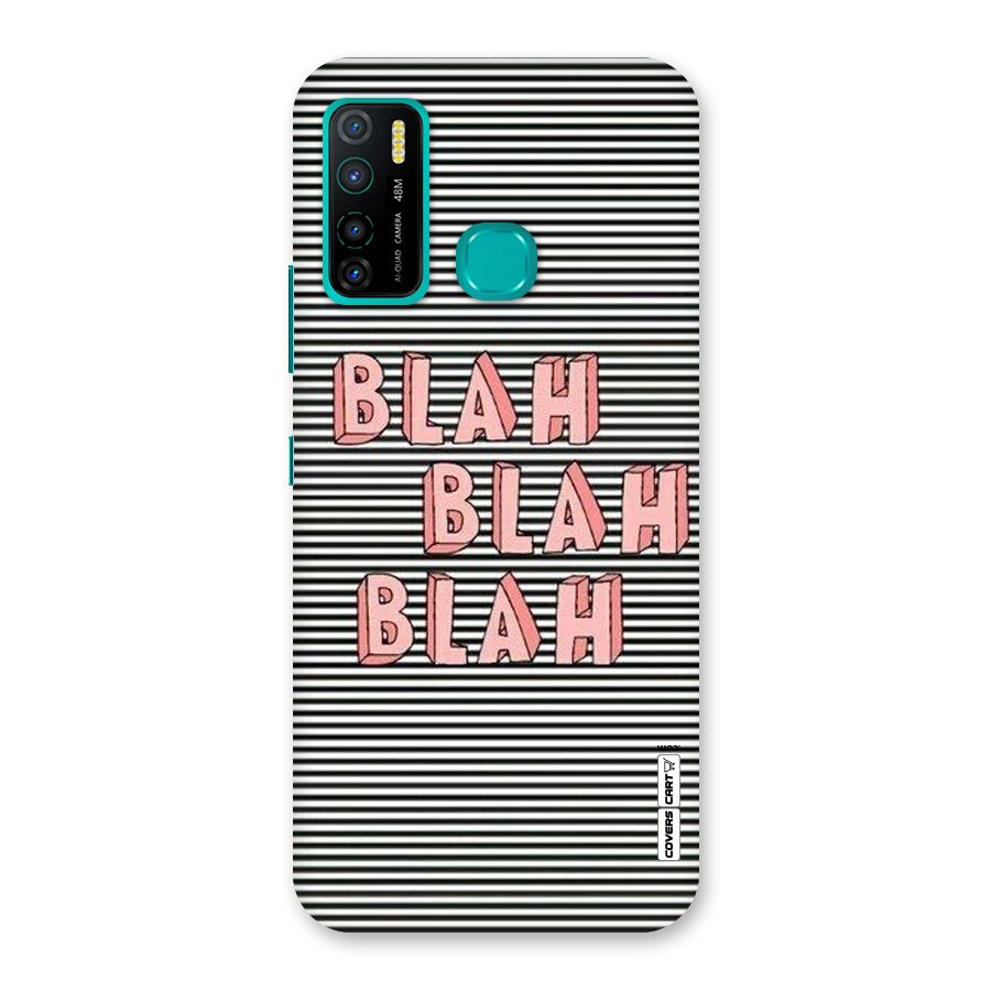 Blah Stripes Back Case for Infinix Hot 9 Pro