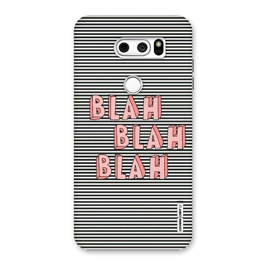 Blah Stripes Back Case for LG V30