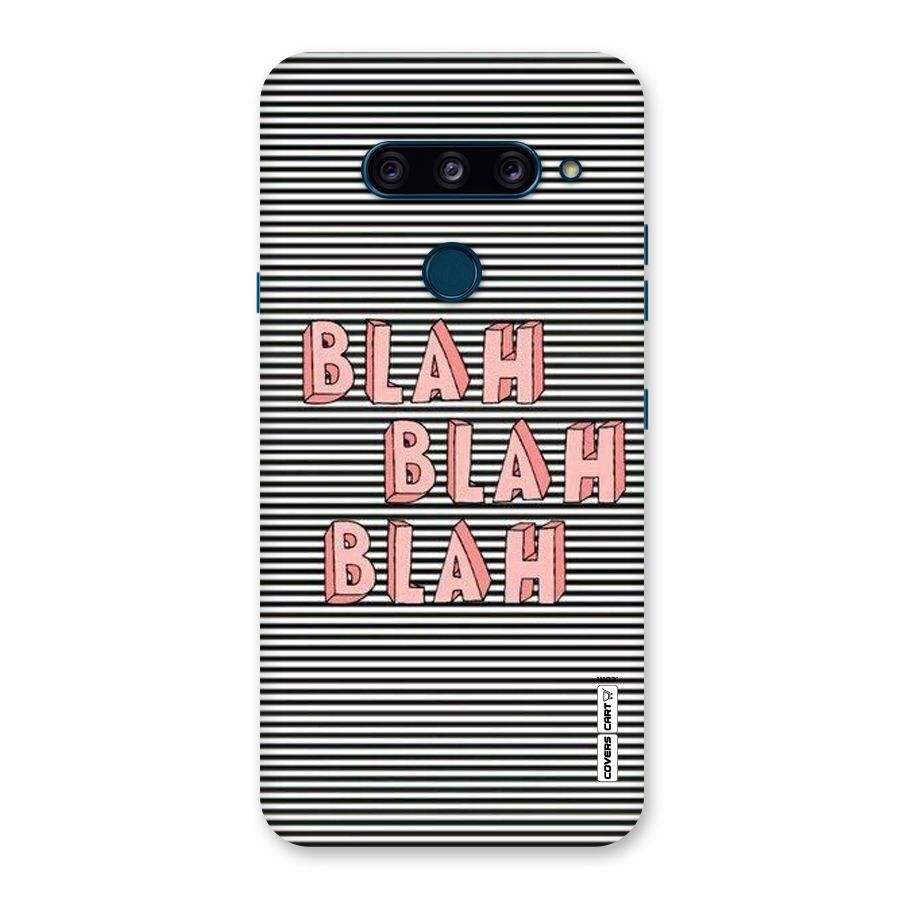 Blah Stripes Back Case for LG  V40 ThinQ