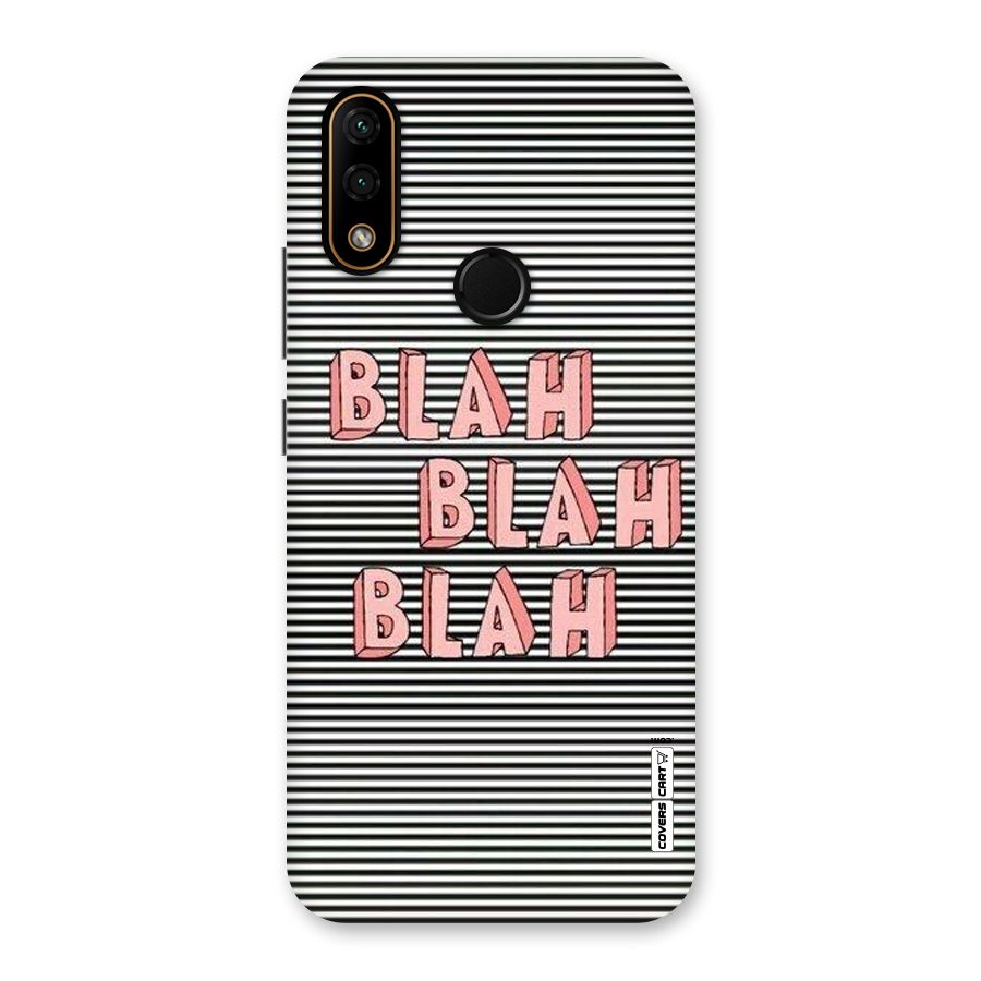 Blah Stripes Back Case for Lenovo A6 Note