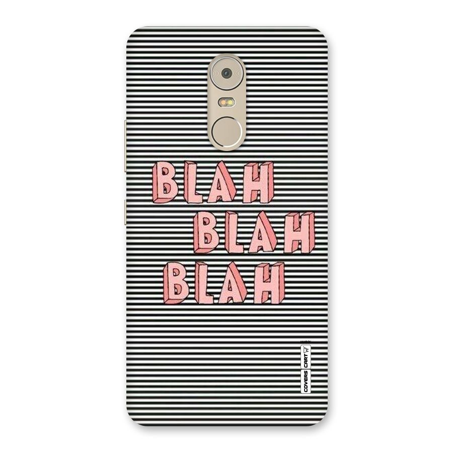 Blah Stripes Back Case for Lenovo K6 Note