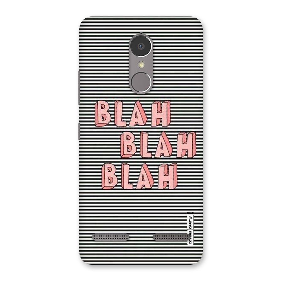 Blah Stripes Back Case for Lenovo K6 Power