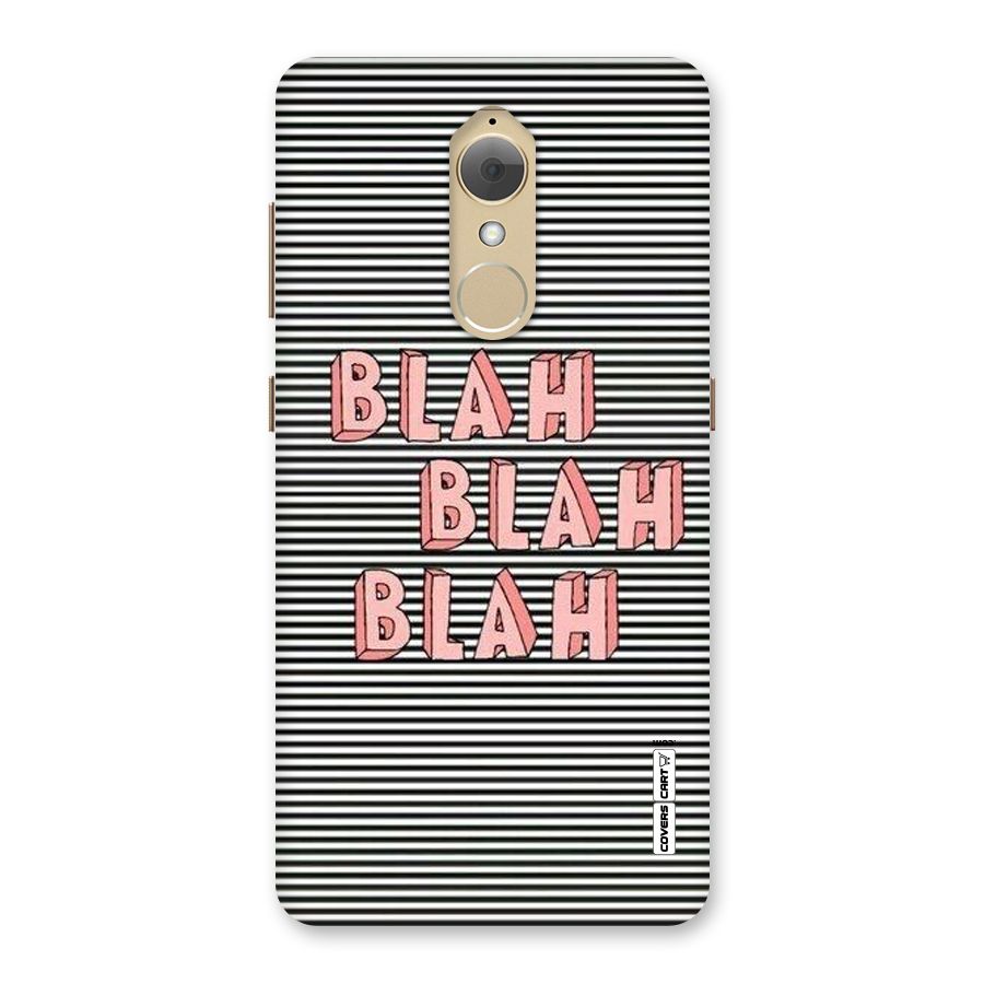 Blah Stripes Back Case for Lenovo K8