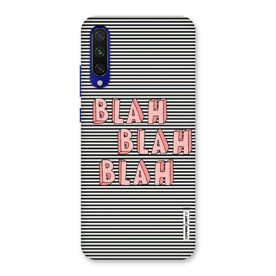Blah Stripes Back Case for Mi A3