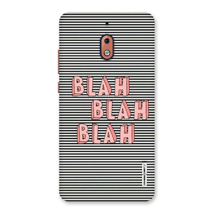 Blah Stripes Back Case for Nokia 2.1