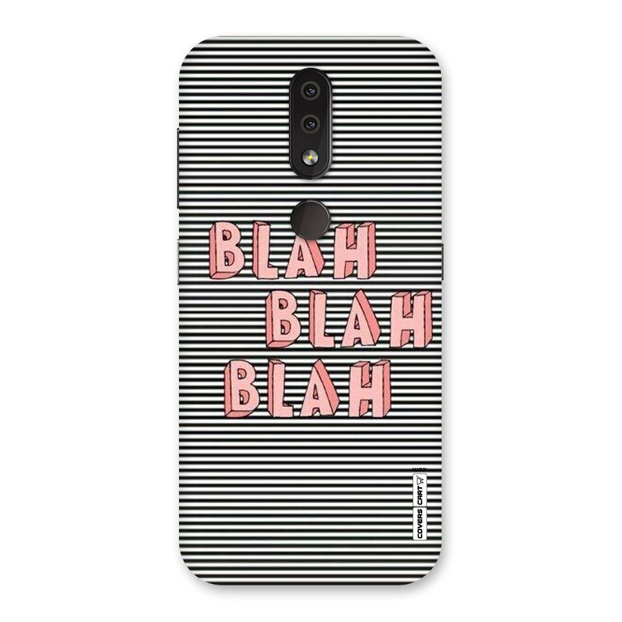 Blah Stripes Back Case for Nokia 4.2