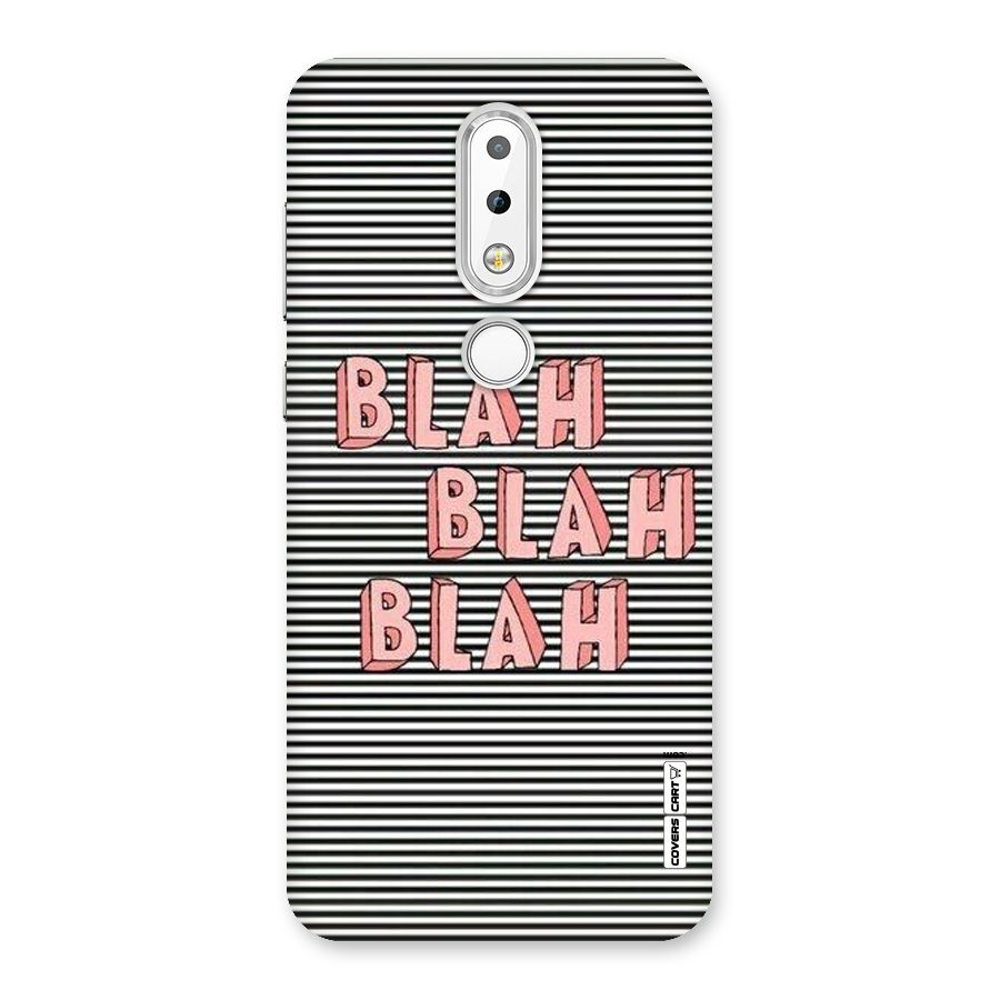 Blah Stripes Back Case for Nokia 6.1 Plus