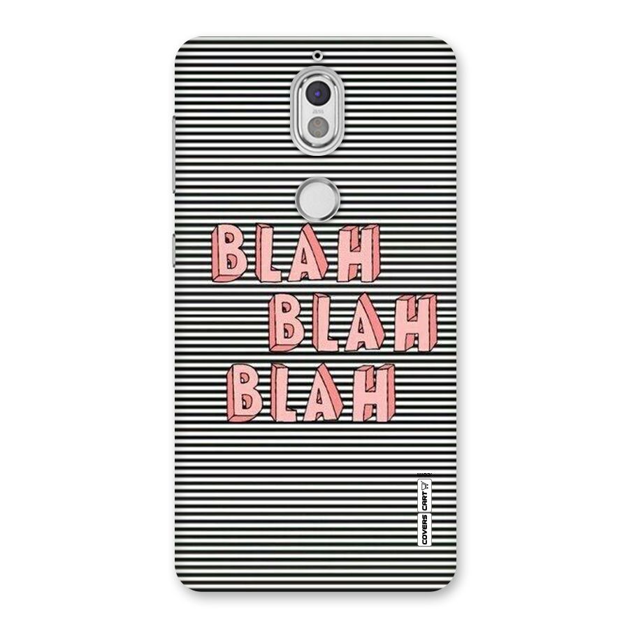 Blah Stripes Back Case for Nokia 7
